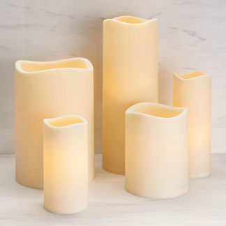 Soft Glow Outdoor Flicker Candle