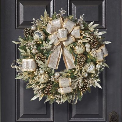Gilded Elegance Wreath