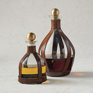 Eponine Leather Office Decanter