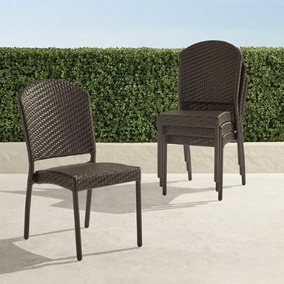 Cafe Stacking Side Chairs, Set of Four