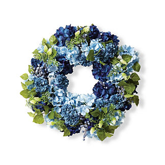 Hydrangea and Blueberry Wreath