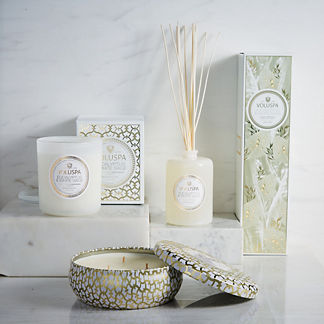 Voluspa Eucalyptus & White Sage Candle and Diffuser Collection