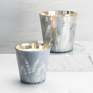 Lavender Mercury Glass Candle Collection