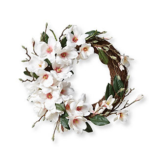 Saucer Magnolia Grapevine Wreath