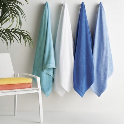 Frontgate Monogramed L Large Hand Towels 100% Turkish Cotton Set of 2  Coral
