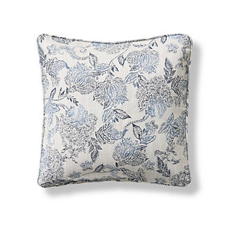 Ines Inked Floral Pillow Cover