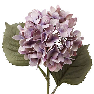 Lilac Hydrangea Stems. Set of Six