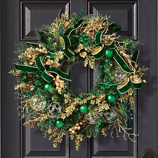 Emerald Nouveau Wreath
