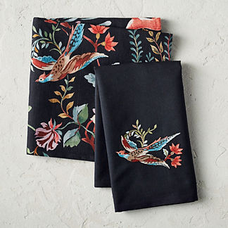 Briarwood Garden Embroidered Table Linens