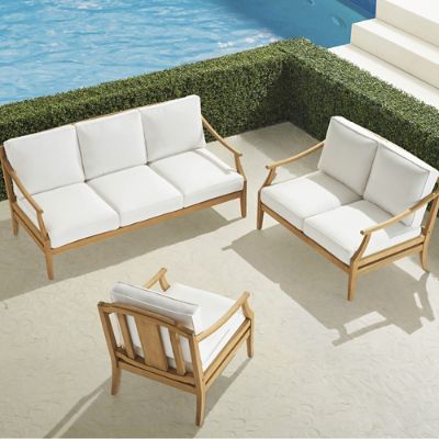 Trelon 3-pc. Teak Sofa Set