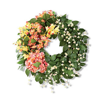Belle Orchid Cascading Wreath
