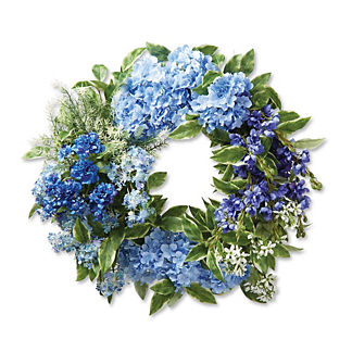 Charlotte Cornflower Delphinium Wreath