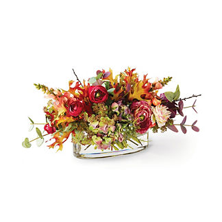 Autumn Mixed Ranunculus & Berry Arrangement