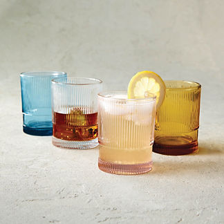 Nora Iced Beverage Glasses, Set of Four