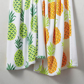 Pacific Pineapple Beach Towel