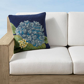 Tufted Flowers Indoor/Outdoor Pillow