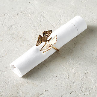 Butterfly Napkin Rings, Set of Four