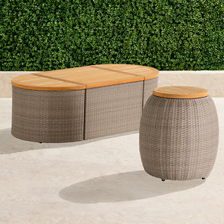 Asher Wicker Storage Tailored Covers