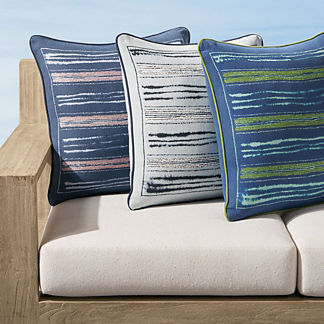 Bayside Stripe Indoor/Outdoor Pillow