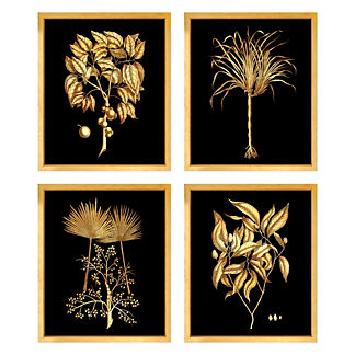 Gilded Leaves Giclee Prints