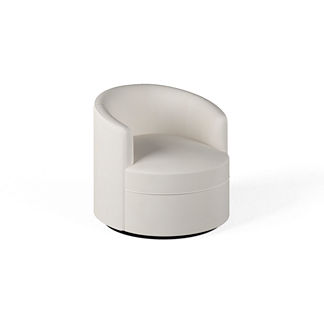 Soho Swivel Chair in Performance Linen Natural