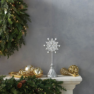 Sparkling Snowflake Table Decor