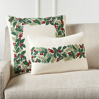 Holly Decorative Pillow Cover