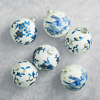 Chinoiserie Ornaments, Set of Six