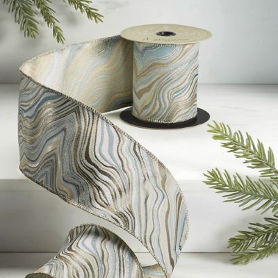 Jacquard Waves Ribbon