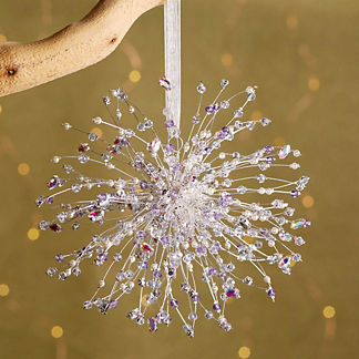 Lilac Spray Ornament