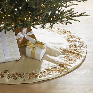 Gilded Glamour Embellished Luxe Tree Skirt