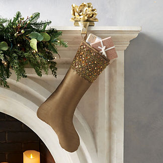 Holiday Couture Embellished Stocking