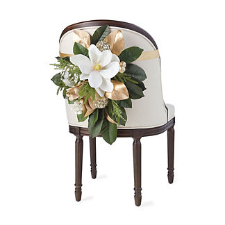 Gilded Glamour Chairback Swags, Set of Two