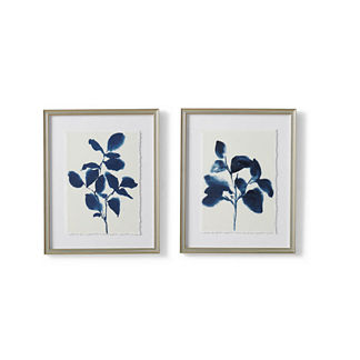 Blue Watercolor Botanical Giclee Prints