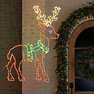 LED Standing Reindeer