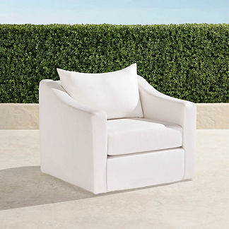 Portico Upholstered Swivel Lounge Chair
