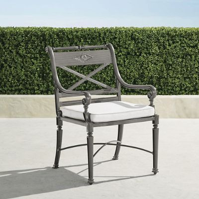 Carlisle Slate Dining Arm Chairs, Set of Two