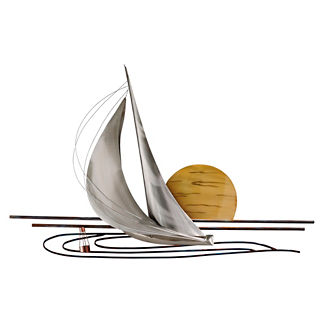 Sunset Sail Wall Decor by Copper Art