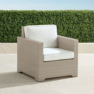 Small Palermo Lounge Chair in Dove Finish