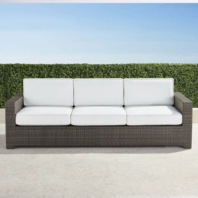Palermo Sofa with Cushions in Bronze Finish
