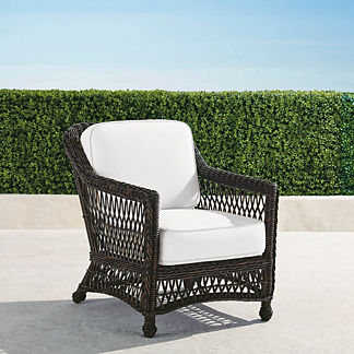 Hampton Lounge Chair in Black Walnut Finish