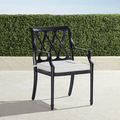 Grayson Dining Arm Chairs in Black Finish, Set of Two