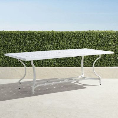 Grayson Rectangular Dining Table in White Finish
