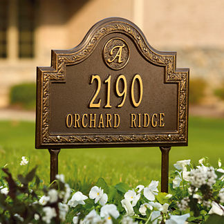 Stratford Personalized Address Plaques