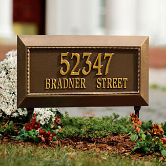 Farrington Standard Address Plaque