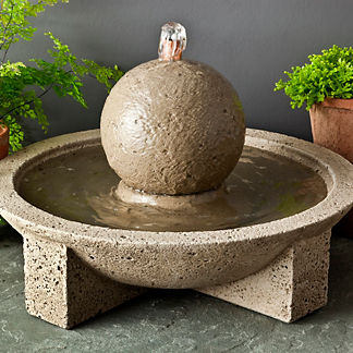 Spherical Stone Fountain