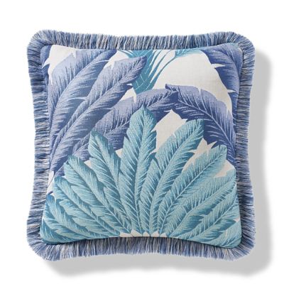 palm print outdoor pillows