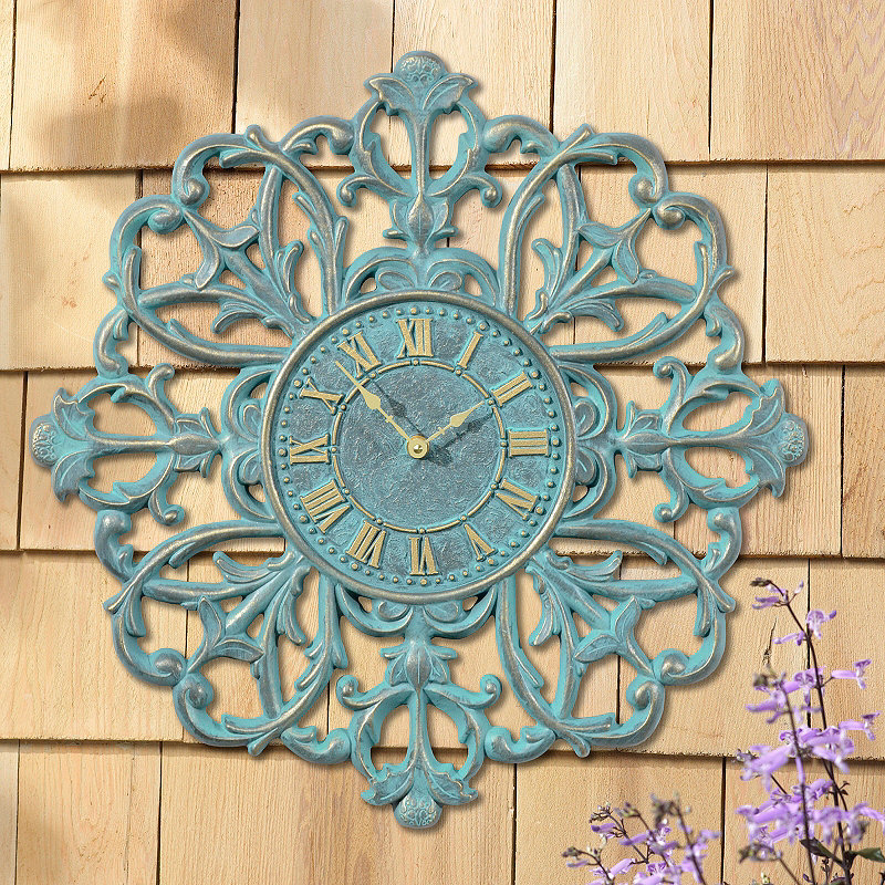 Medallion Outdoor Clock