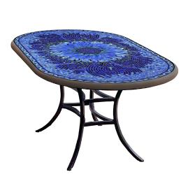 KNF Bella Bloom Oval Bistro Table
