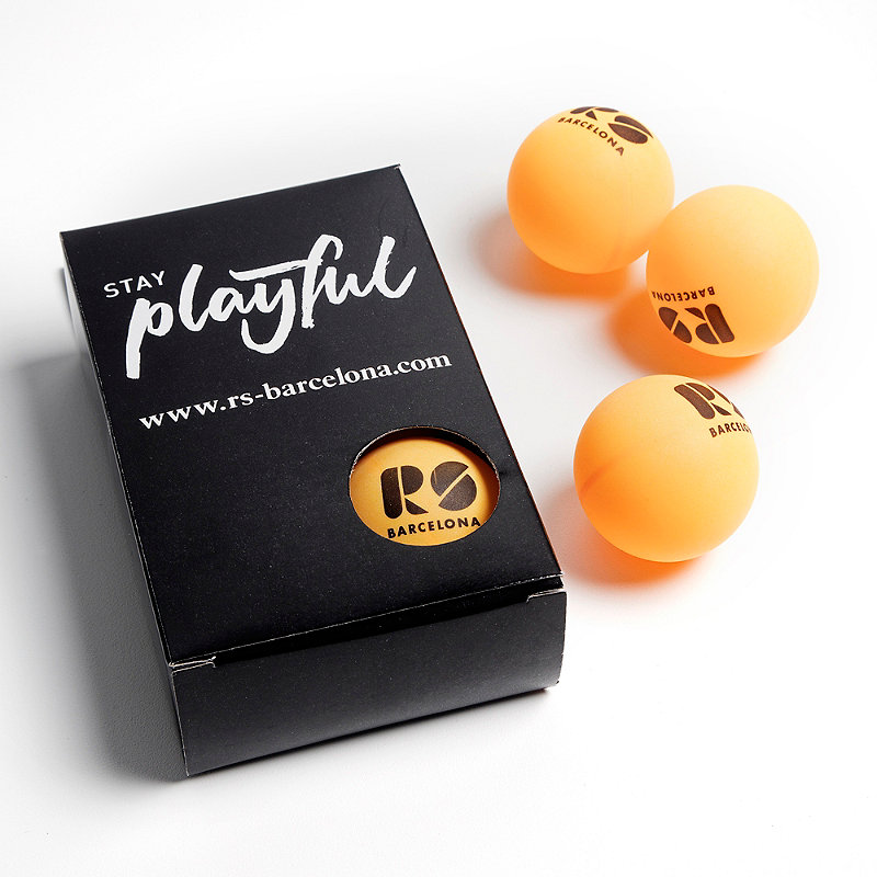 Set of Six Outdoor Ping Pong Replacement Balls